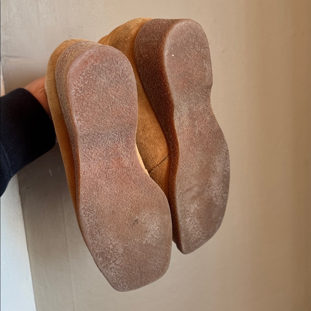 Vintage 70s Desert Chukka Suede Sherpa Lines Boots - Picture 7 of 10